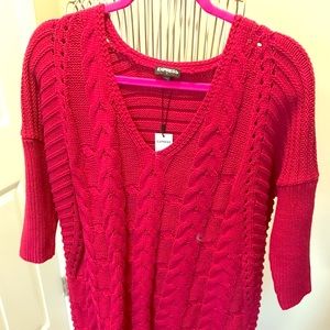 Hot Pink Express Sweater, Never worn
